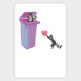 Trash Panda Love Design Magnet